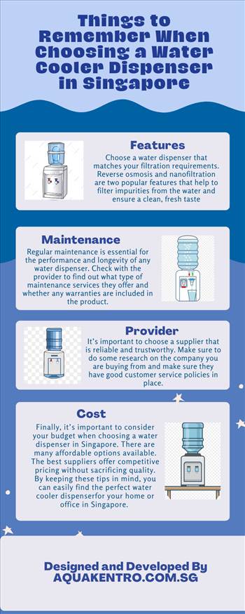Things to Remember When Choosing a Water Cooler Dispenser in Singapore.png by Aquakent
