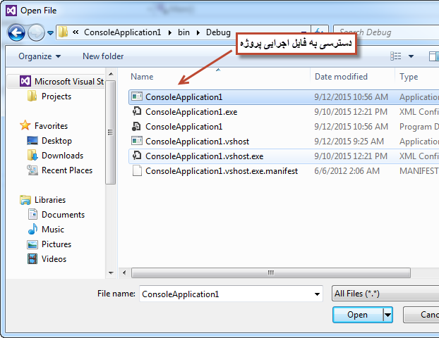 access to .exe file  by hassan seyyedi