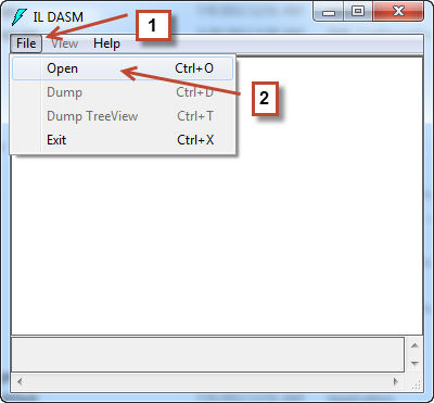 file open IL DASM  by hassan seyyedi