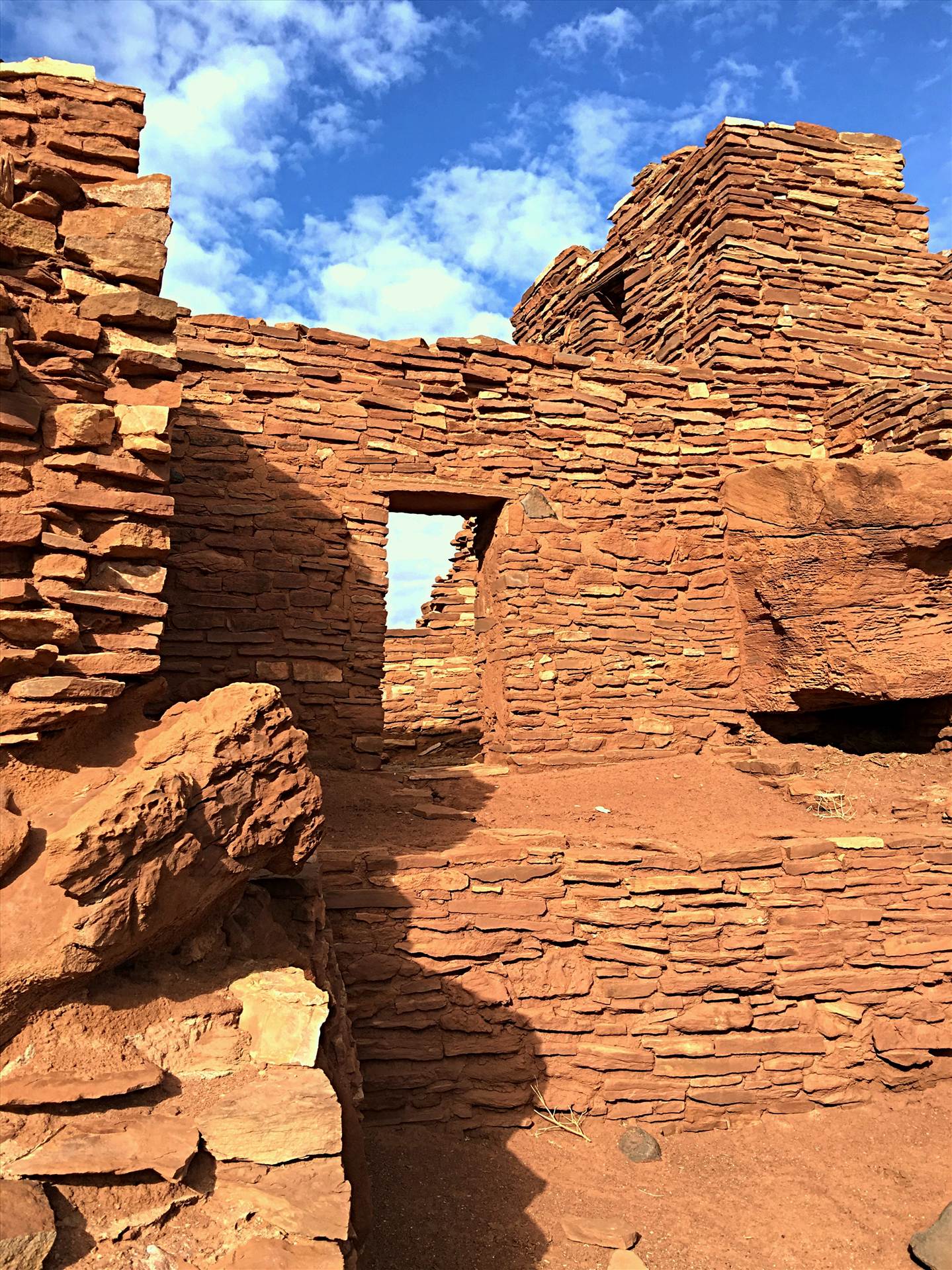 Wupatki Ruins Strolling the ruins near Flagstaff, Arizona by FlyingFishFoto