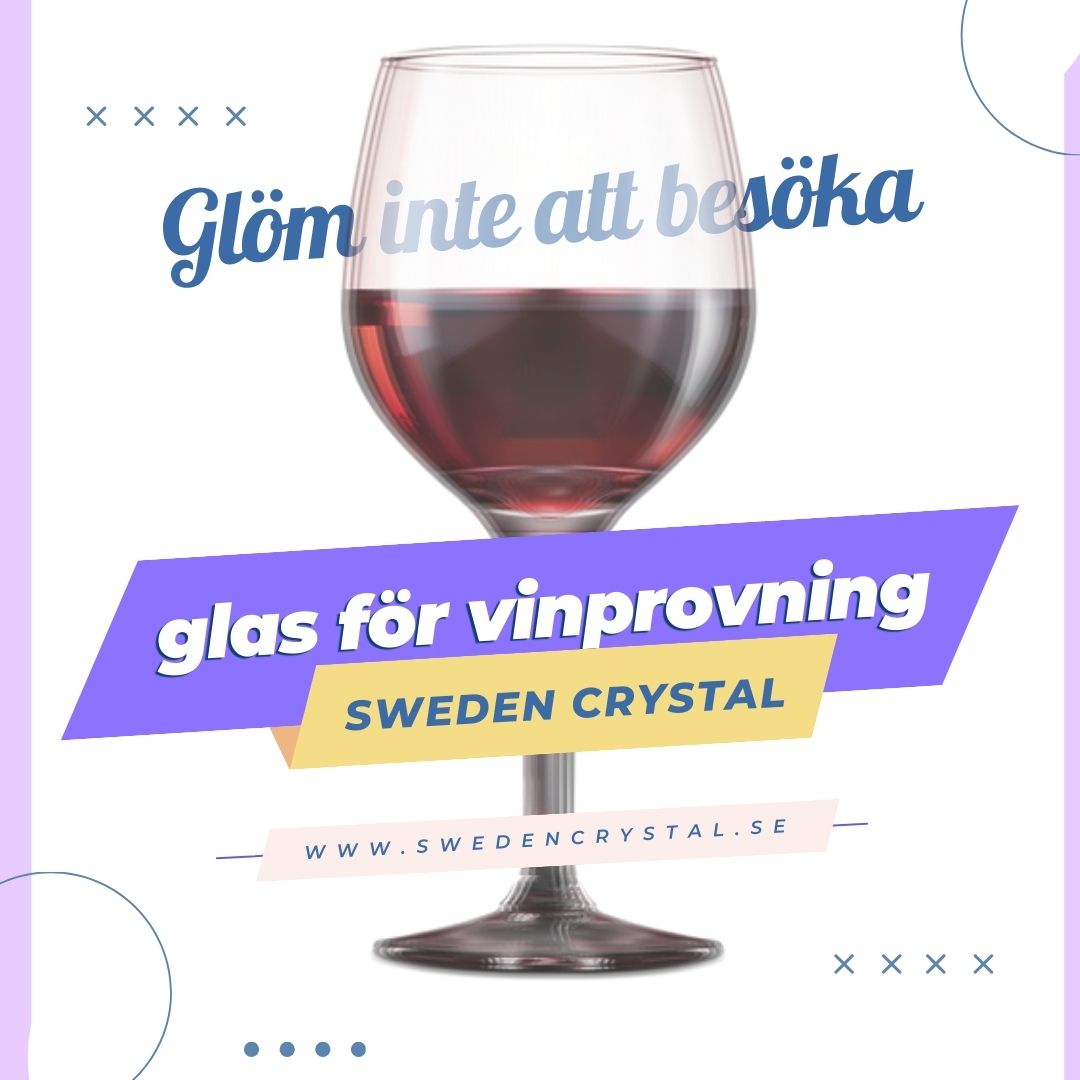 glas för vinprovning   Besök: https://swedencrystal.se/dricksglas-serviser/
 by Swedencrystalse