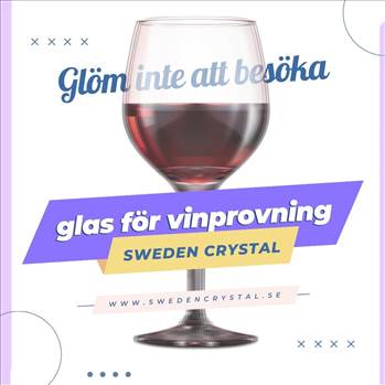 glas för vinprovning   by Swedencrystalse