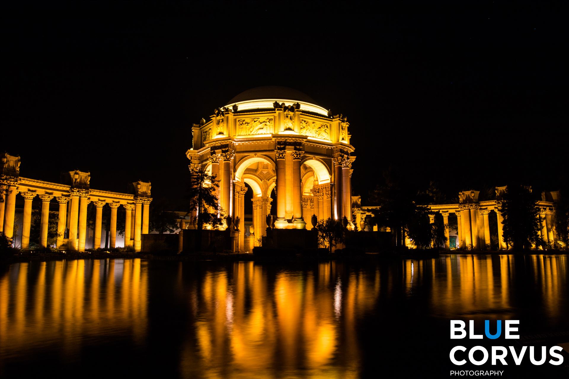 "Golden Reflection" Location: The Palace of Fine Arts in San Francisco, California by Eddie Zamora