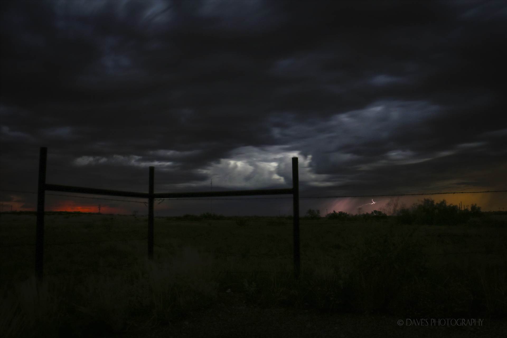 A Storm North of Jal, NM  by David Verschueren