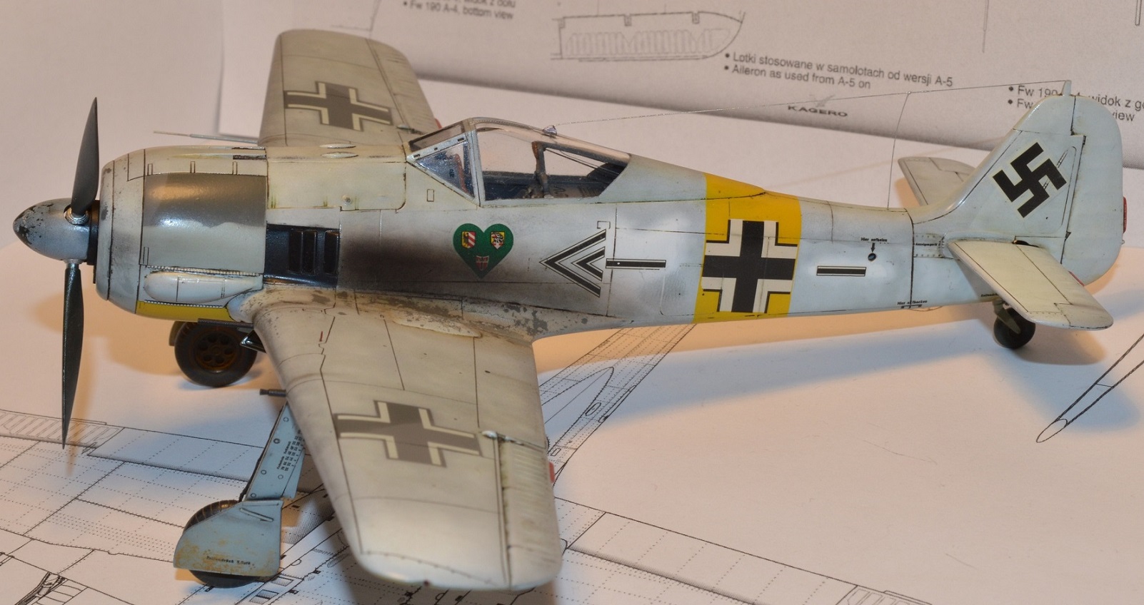 1 48 Focke Wulf Fw 190 A4 Ready For Inspection Aircraft